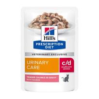 Hill's PD Feline c/d Multicare Stress guliašas su lašiša katėms, 85 g