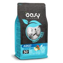 Oasy Grain Free Adult Medium & Large Fish begrūdis sausas pašaras su žuvimi šunims, 12 kg