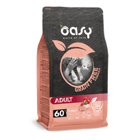 Oasy Grain Free Adult Cat Turkey begrūdis sausas pašaras katėms, 1.5 kg