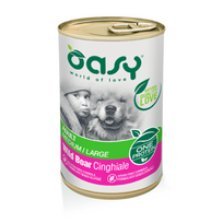 Oasy Adult Medium & Large Wild Boar vieno baltymo konservai su šerniena šunims, 400 g
