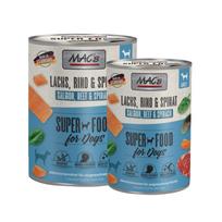 Mac's Dog konservai su lašiša ir špinatais šunims, 400 g