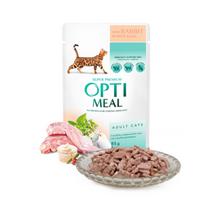 Optimeal konservai su triušiena baltame padaže katėms, 85 g