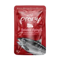 Pramy Balance Aging 7+ konservai su tunu ir lašiša drebučiuose katėms, 12 x 70g