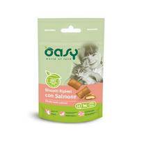 Oasy Treats with Salmon skanėstai su lašiša katėms, 60 g