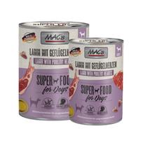 Mac's Dog konservai su ėriena ir paukščių širdimis šunims, 400 g