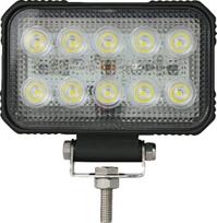 Darbo šviesos diodas LED, 15W, 1900lm, stačiakampis, 10/30V, 150x37x100mm, prožektorius, 10 šviesos diodų, Kramp