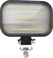 Darbinis LED žibintas, 30W, 4200lm, stačiakampis, 10-30V, baltos spalvos, "Flood", Deutsch + ITT kištukas, 30 LED, Kramp