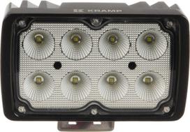 Darbinis LED žibintas, 40W, 4000lm, stačiakampis, baltas, 152x75x108mm, Deutsch kištukas, platus šviesos srautas, 8 šviesos diodai, Kramp