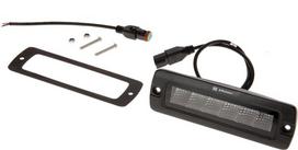 Darbo žibintas netiesioginė LED, 30W, 2880lm, stačiakampė, 12/24V, balta, 157x49,7x60mm Deutsch kištukas, Flood, 6LED's