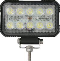 Darbo šviesos diodas LED, 15W, 1900lm, stačiakampis, 10/30V, 150x37x100mm, taškinis, 10 LED, Kramp