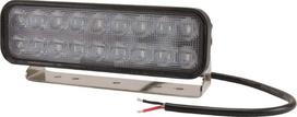 Darbo žibintas LED, 54W, 3960lm, stačiakampė, 10/30V, 180x55x38mm, prožektorius, Kramp