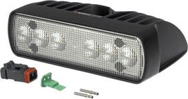 Darbo šviesos diodas LED, 28W, 2700lm, stačiakampis, 12/24V, skaidrus, 118.1x156x48mm, Deutsch 2-pin, Flood, 6 LED, Pictor 620 iš Nordic Lights