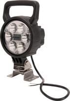 Darbinis LED žibintas, 25W, 2000lm, apvali, 10/30V, Ø 117mm, taškinė, 6 LED, Kramp