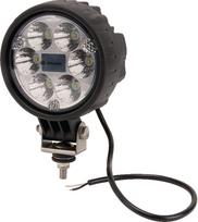Darbo šviesos diodas LED, 29W, 2500lm, apvalus, 10/30V, Ø 117mm, taškinis, 6 LED, Kramp