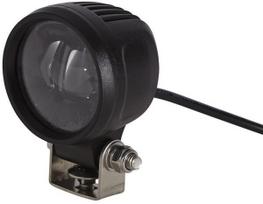 Darbinis LED žibintas, 5,50 W, apvalus, 12 V, raudonas, tvirtinamas varžtais, 77x70x99 mm, "Hella