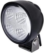 Darbinis LED žibintas, 800lm, apvalus, 12/24V, skaidrus, tvirtinamas varžtais, Ø 83mm, 4 LED, Hella