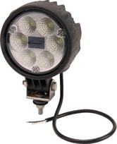 Darbinis LED žibintas, 24W, 1500lm, apvali, 10/30V, Ø 117mm, prožektorius, 6 LED, Kramp