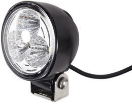 Darbinis LED žibintas, 1800lm, apvalus, 12/24V, baltas, Ø 83mm, taškinis, 3 LED, Hella