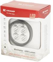 Darbo šviesos diodas LED, 40W, 4000lm, apvalus, baltas, 10/30 V, 84x126x71,8 mm, AMP kištukas, taškinė žibintas, 4 LED, 360 laipsnių, Kramp