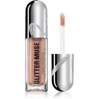 Revolution Metallic Muse Glitter Muse žvilgūs skystieji akių šešėliai atspalvis Gold 3.5 ml