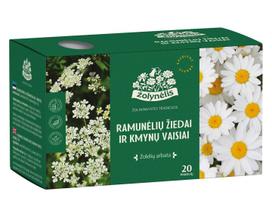 Žolelių arbata Ramunėlių žiedai ir kmynų vaisiai – Žolynėlis, 24 g