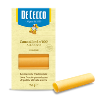 Makaronai Cannelloni n° 100 all'uovo - De Cecco, 250g
