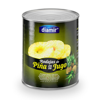 Ananasų griežinėliai savo sultyse - Diamir, 1kg