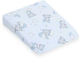 Pagalvės-pagalvėlės užvalkalas vežimėliui New Baby BASIC 30x37 cm mėlynas