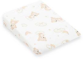 Pagalvės-pagalvėlės užvalkalas vežimėliui New Baby BASIC smėlio spalvos 30x37 cm