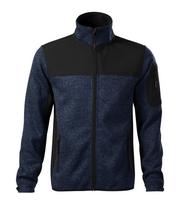 Vyriška megzto Softshell striukė RIMECK Casual 550 Knit blue, 350 g/m²