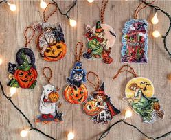 Siuvinėjimo rinkinys Halloween Toys Kit of 8 pieces SLETIL8008