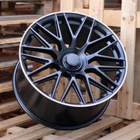 Ratlankis RACINGLINE B1766 R19x9 5x112 ET 49 CB 66.6 (Black Half Matt Polished Lip) (700 kg)
