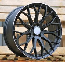 Ratlankis RACINGLINE YS1180 R18x8 5x112 ET 41 CB 66.6 (Black Half Matt Polished Lip) (765 kg)
