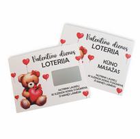 Nutrinamas bilietas Valentino dienos loterija, 1 vnt.