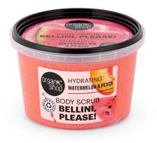 Drėkinantis šveitiklis kūnui Watermelon&Peach ORGANIC SHOP, 250 ml