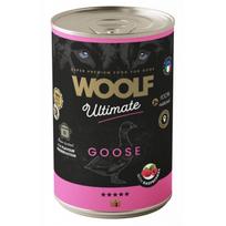 WOOLF ULTIMATE GOOSE WITH RASPBERRY begrūdžiai konservai šunims su triušiena 400g