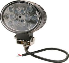 Darbinis LED žibintas, 36W, 2760lm, ovalus, 10/30V, 144x85x95mm, taškinis, 12 LED, Kramp