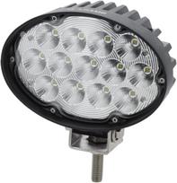 Darbo šviesa LED, 65W, 5880lm, ovali, 10/30V, 166x148x95mm, Deutsch kištukas, taškinis, 13 LED
