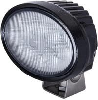 Darbinis LED žibintas, 25W, 1500lm, ovalus, 12/24V, baltas, 153x74x129mm, Deutsch kištukas, 8 LED, Hella