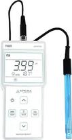 "Apera Instruments PH400" nešiojamasis pH matuoklis (apima 201T-S pH elektrodą su integruotu temperatūros matavimu pH diapazonas: 0,00-14,00)