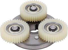 "AYNEFY" elektrinio dviračio variklio pavaros variklio pavarų sankabos rinkinys, 36T nailono pavarų 70 mm sankabos rinkinys, 10 mm storio 250 W 350 W vidurio pavaros variklio pavarų rinkinys