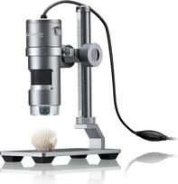 "Bresser" skaitmeninis mikroskopas su LED žiedine šviesa, atspindėtos šviesos mikroskopas DST-1028 su USB jungtimi, skirtas kompiuteriams, 5,1 MP