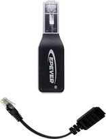 "EPEVER Wifi" adapteris 2.4G RJ45 D su jungiamuoju kabeliu, įkrovimo valdiklio priedai ryšiui su kompiuteriu ir išmaniuoju telefonu, skirti MPPT įkrovimo valdikliui ir PWM įkrovimo valdikliui (eBox-Wifi)
