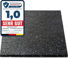 "Floordirekt Premium" antivibracinis kilimėlis 60 x 60 cm - pagamintas Vokietijoje - skirtas skalbimo mašinoms, džiovyklėms ir kt. - Galima sumažinti pagal dydį - 4 storių (60 x 60 x 2,0 cm)