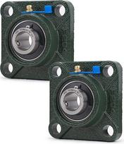 "XiKe" 2 UCF204-12 Bore 3/4" Square Flange Pillow Block guoliai, integruotas ketaus korpusas ir savaime išsilyginantys chromuoto plieno guoliai.