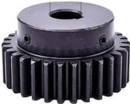1 modulis = 1M18 Zahnstirnradgetriebe, Metalmotor, konvexes Zahnrad, Innenloch, 6/6,35/8 mm Zahnstangengetriebe(6,35 mm)