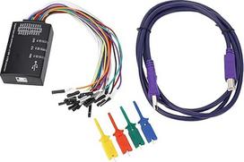 16 kanalų loginis analizatorius, 100M mėginių dažnis, USB loginio analizatoriaus įrenginys, platus suderinamumas su