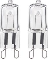 2 orkaitės lempų pakuotė G9 halogeninė 40W 230V orkaitės lempa, skirta orkaitėms, "Fagor" ir mikrobangų krosnelėms 300 laipsnių C karščiui atsparios lemputės