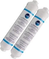 2 x Universalfilter USC100 Wpro für US-Kühlschrank: Samsung, LG, Whirlpool, Daewoo, Haier