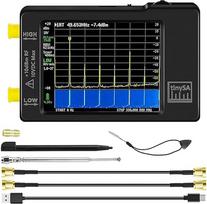 AURSINC TinySA spektro analizatorius Rankinis 2,8 colių jutiklinis ekranas V0.3.1 signalų generatorius 100 kHz iki 960 MHz MF/HF/VHF UHF įėjimas ESD apsaugota funkcija